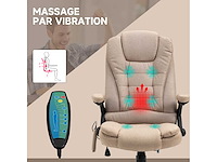 Massage en verwarmde bureaustoel, bureaustoel - afbeelding 7 van  11