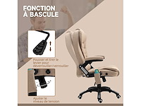 Massage en verwarmde bureaustoel, bureaustoel - afbeelding 9 van  11