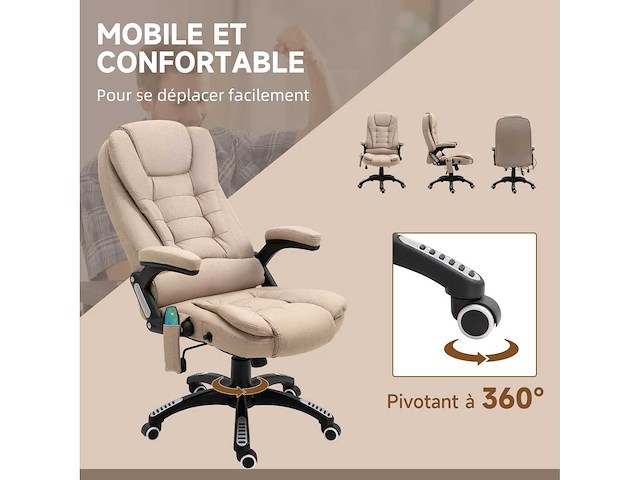 Massage en verwarmde bureaustoel, bureaustoel - afbeelding 11 van  11