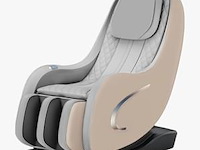 Massage zetel grijs/creme