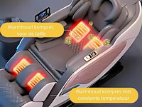 Massage zetel kleur : donker grijs - wit - afbeelding 5 van  5