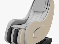 Massage zetel, kleur grijs - crème - afbeelding 1 van  2