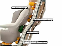 Massage zetel kleur zwart bruin - afbeelding 6 van  8