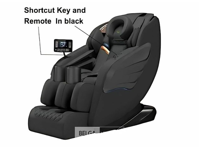 Massage zetel, kleur zwart - afbeelding 1 van  5