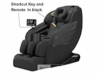 Massage zetel, kleur zwart - afbeelding 1 van  5