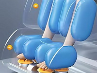 Massage zetel kleur : zwart - afbeelding 5 van  8