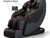 Massage zetel zwart/bruin
