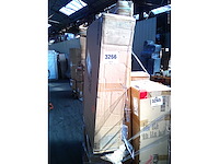 Massagetafel 3 zones opvouwbaar cosmetisch maximaal 225 kg hoogte verstelbaar wit aluminium frame - afbeelding 5 van  5