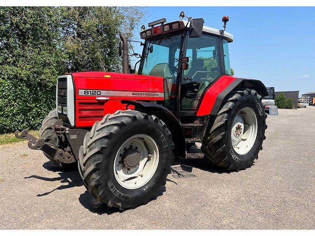 Massey ferguson - 8120 dynashift - 4-wheel drive tractor - 1997 - afbeelding 2 van  18
