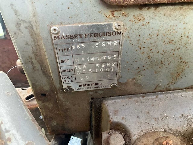 Massey-ferguson 165 vintage tractor - afbeelding 30 van  36