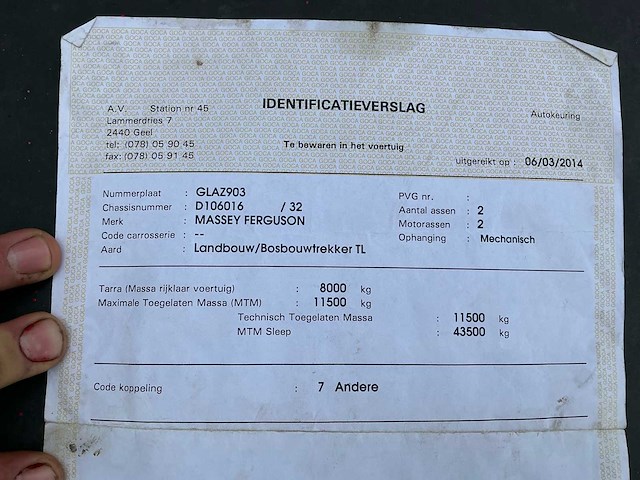 Massey ferguson 2013 7615 dyna vt vierwielaangedreven landbouwtractor - afbeelding 16 van  23