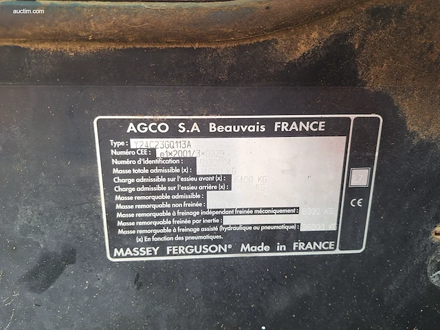 Massey ferguson 8460 dyna vt 4wd tractor - afbeelding 21 van  25