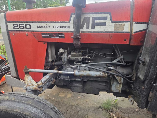 Massey fergusson - 1980 - 260 2rm - oldtimer tractor - afbeelding 16 van  19