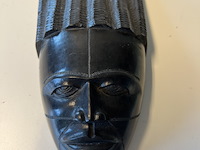 Massief afrikaans masker - afbeelding 2 van  2