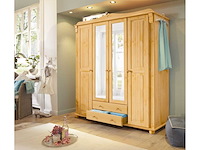 Massief dennenhouten garderobe - afbeelding 1 van  11