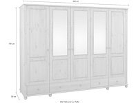 Massief dennenhouten garderobe - afbeelding 3 van  11
