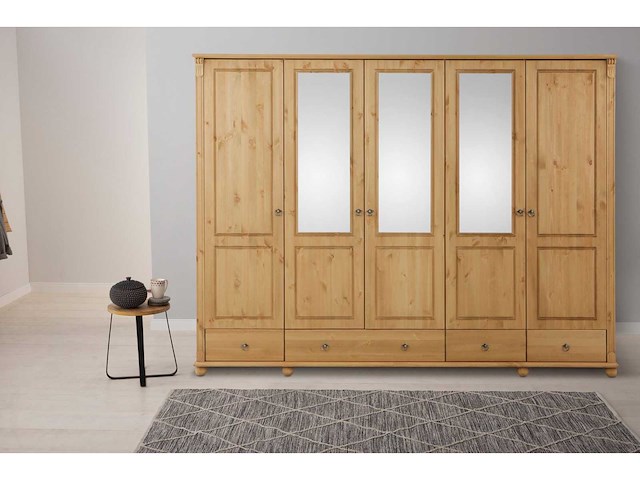 Massief dennenhouten garderobe - afbeelding 1 van  11