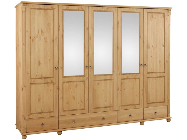 Massief dennenhouten garderobe - afbeelding 4 van  11