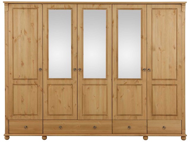 Massief dennenhouten garderobe - afbeelding 6 van  11