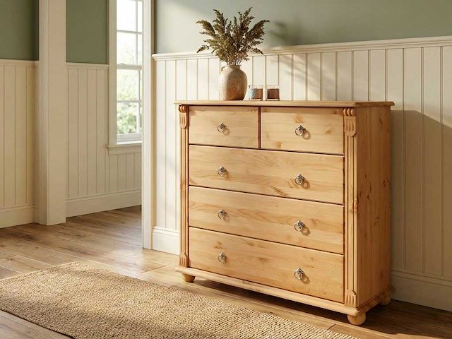 Massief dennenhouten ladekast - afbeelding 5 van  10