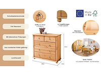 Massief dennenhouten ladekast - afbeelding 9 van  10