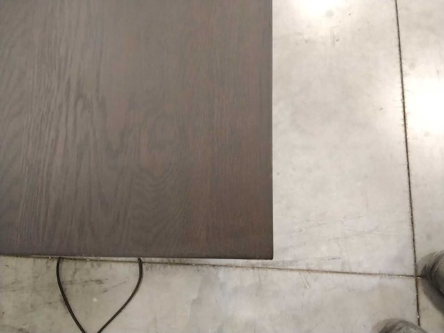 Massief eik tv kast staand/zwevend - afbeelding 2 van  2