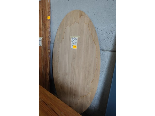 Massief eiken tafelblad - afbeelding 1 van  3
