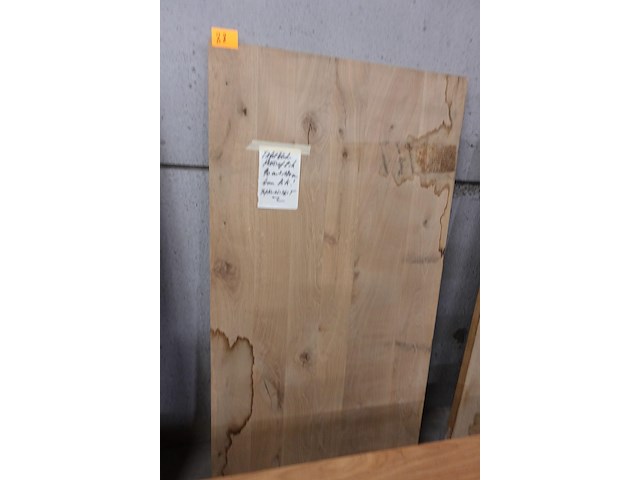 Massief eiken tafelblad - afbeelding 1 van  4