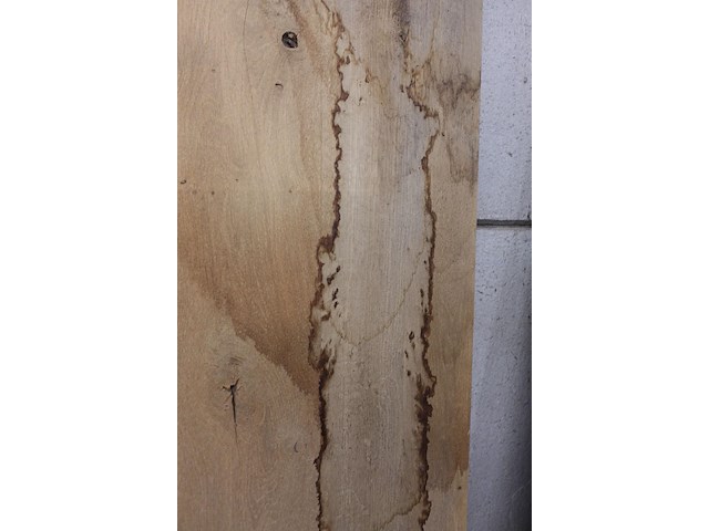 Massief eiken tafelblad - afbeelding 2 van  2