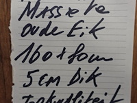 Massief eiken tafelblad - afbeelding 3 van  3