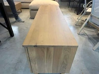 Massief eiken tv kast - afbeelding 2 van  2