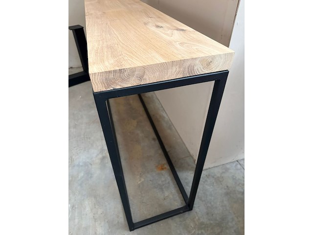 Massief eiken wandtafel - afbeelding 3 van  3