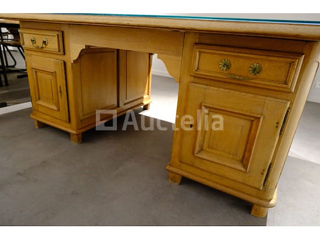 Massief eikenhout bureau - afbeelding 3 van  10