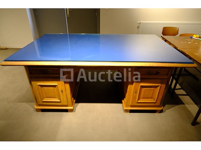 Massief eikenhout bureau - afbeelding 4 van  10