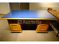 Massief eikenhout bureau - afbeelding 4 van  10