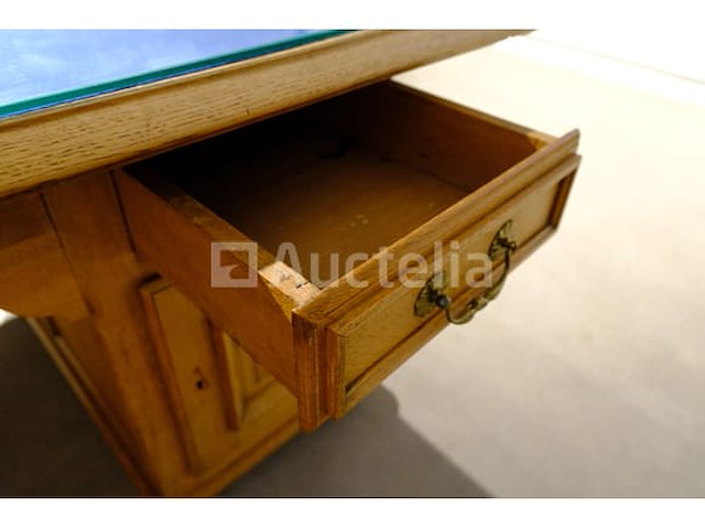 Massief eikenhout bureau - afbeelding 5 van  10
