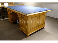Massief eikenhout bureau - afbeelding 6 van  10