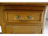 Massief eikenhout bureau - afbeelding 7 van  10