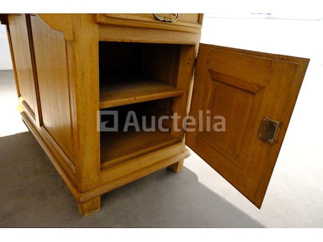 Massief eikenhout bureau - afbeelding 9 van  10