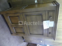 Massief eikenhout secretariaatkast - afbeelding 3 van  4