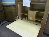 Massief eikenhout secretariaatkast - afbeelding 4 van  4