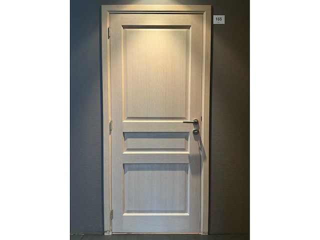 Massief eikenhouten binnendeur - afbeelding 1 van  3