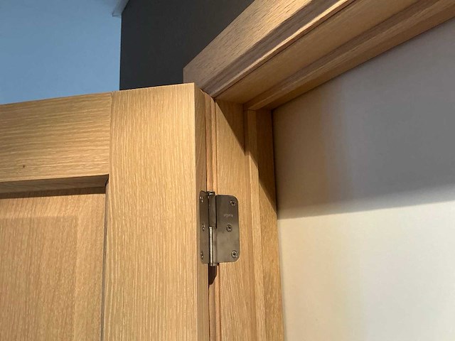 Massief eikenhouten binnendeur - afbeelding 3 van  3