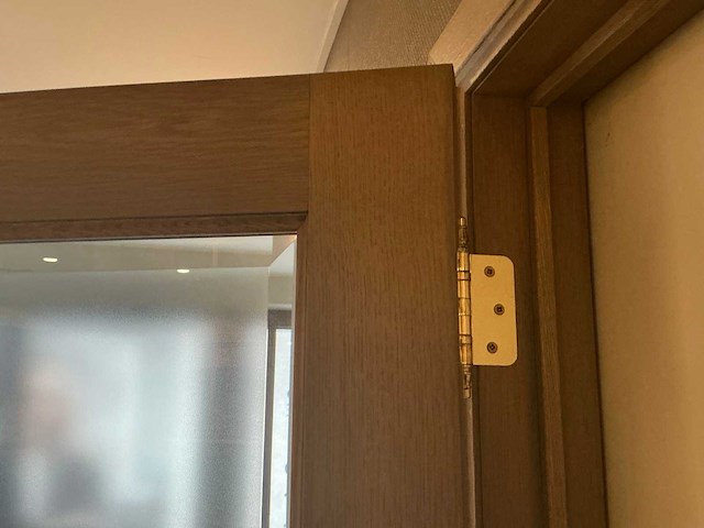 Massief eikenhouten binnendeur - afbeelding 3 van  4