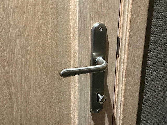 Massief eikenhouten binnendeur - afbeelding 2 van  3