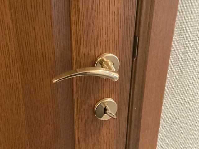 Massief eikenhouten binnendeur - afbeelding 2 van  3