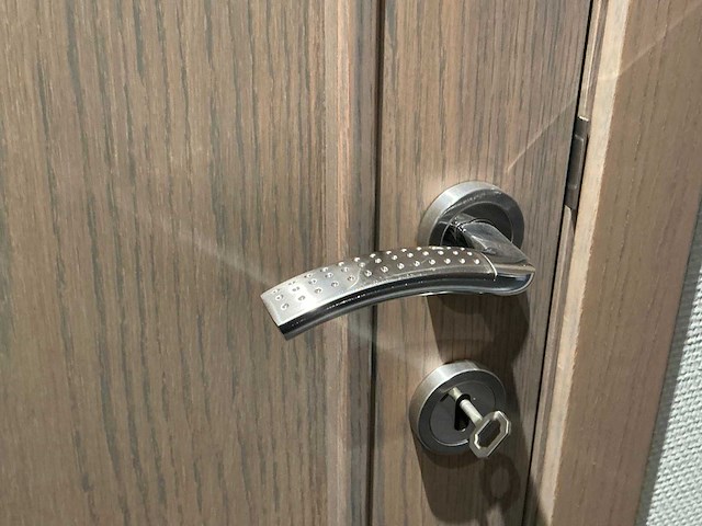 Massief eikenhouten binnendeur - afbeelding 2 van  3