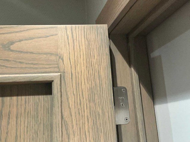 Massief eikenhouten binnendeur - afbeelding 3 van  3