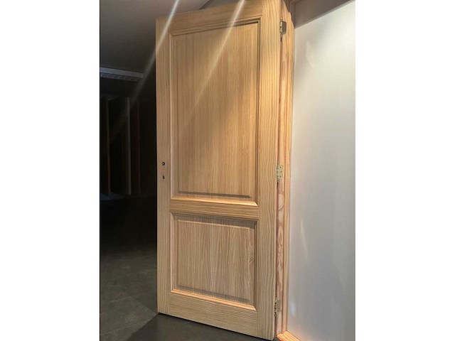 Massief eikenhouten binnendeur - afbeelding 4 van  4