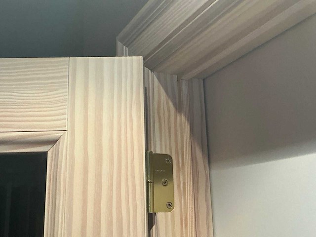 Massief eikenhouten binnendeur - afbeelding 3 van  4